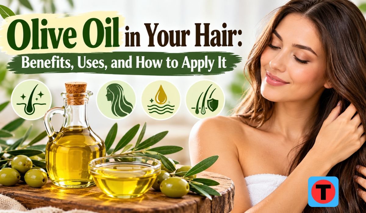 olive oil in your hair